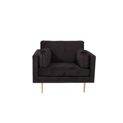 Nohr Fauteuil 'Tylan' Velvet, kleur Zwart