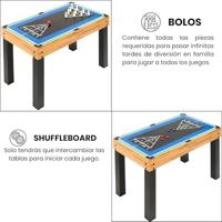 Multi-spel tafel 12 in 1 124 x 61 x 81 cm - thumbnail