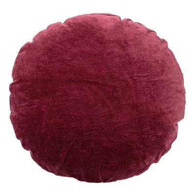Bloomingville 90178215 bed kussen 45 x 45 cm Polyester Rond Rood