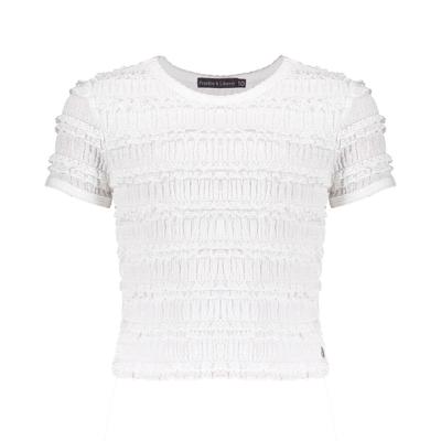 Rozy Lace Tee Clear White