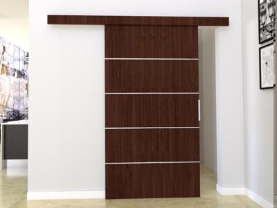 Schuifdeur CLOVIS 96 cm wengue