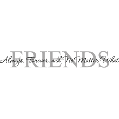 Friends - Muursticker Friends - Muursticker