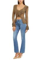 Guess Sexy Flare Jeans Dames Blauw - Maat 28 - Kleur: Blauw | Soccerfanshop - thumbnail