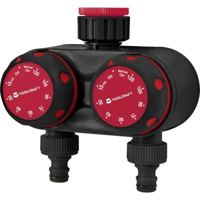 TOOLCRAFT 2302367 Besproeiingsbesturing Bewateringstimer Duo