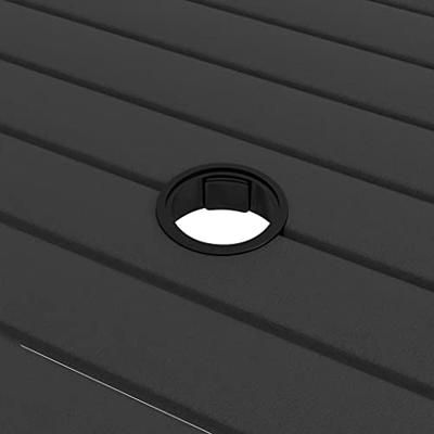 VidaXL Tuintafel 81,5x81,5x72 cm staal antraciet VidaXL Tuintafel 81,5x81,5x72 cm staal antraciet