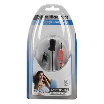 Clip-on lavalier microfoon