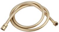 Saqu Universal Flex doucheslang metaal 150cm geborsteld messing - thumbnail