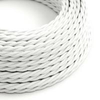 Strijkijzersnoer Wit (gevlochten) - viscose | 10cm | Creative-Cables | Creative-Cables | Creative-Cables | Creative-Cables - thumbnail