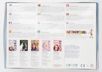 Eulenspiegel Schmink set met stap-voor-stap, diverse kleuren, 1 set - thumbnail