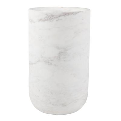 Zuiver Vaas 'Fajen' Marmer, 25cm hoog, kleur Wit Zuiver Vaas 'Fajen' Marmer, 25cm hoog, kleur Wit