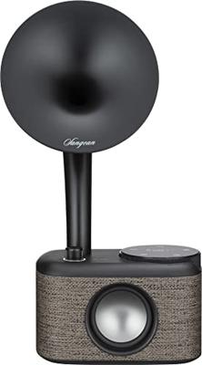 Sangean CP-100D Gramophone Radio DAB+, VHF (FM) AUX, Bluetooth, USB Touchscreen, Oplaadbaar Grijs