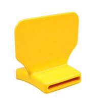 Topnummer geel blanco | 25 stuks - thumbnail