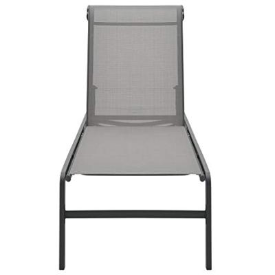 Ligbedden 2 st met tafel textileen en staal - thumbnail