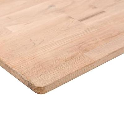 Plank 80x20x1,5 cm onbehandeld massief eikenhout