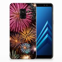 Samsung Galaxy A8 (2018) Silicone Back Cover Vuurwerk - thumbnail