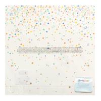 American Crafts • specialty paper buenos días 12x12" acetate with gold foil - thumbnail