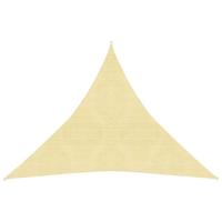 VidaXL Zonnezeil 160 g/m² 4x4x4 m hdpe beige - thumbnail