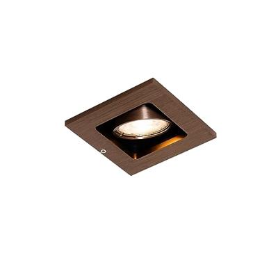 QAZQA Moderne inbouwspot donkerbrons verstelbaar - Qure QAZQA Moderne inbouwspot donkerbrons verstelbaar - Qure