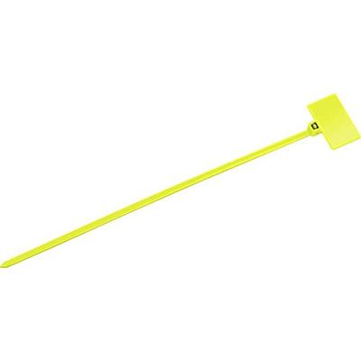 TRU COMPONENTS TC-6646436 Kabelmarkering Markeringsvlak: 20 x 13 mm Geel 100 stuk(s)