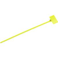 TRU COMPONENTS TC-6646436 Kabelmarkering Markeringsvlak: 20 x 13 mm Geel 100 stuk(s) - thumbnail