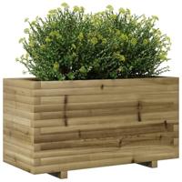 Plantenbak 90x40x49,5 cm gempregneerd grenenhout - thumbnail