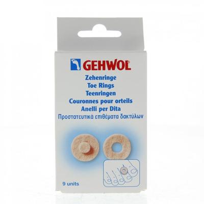 Gehwol Anti Druk Teenringen Rond Bescherming 9Stuks