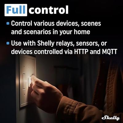 Shelly Shelly i4 Gen3 Scenariomodule Bluetooth, WiFi
