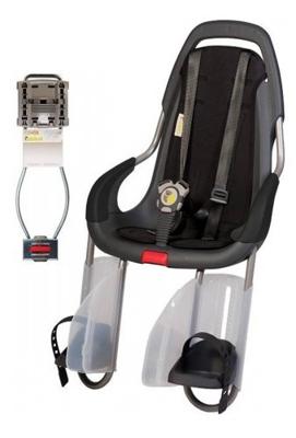 Qibbel achterzitje To Go New York Q107 mesh zwart/grijs