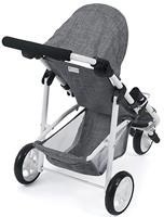 Poppenwagen Jogger Lola - Grey Jeans - thumbnail