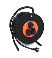 QwattPro kabelhaspel EZ Winder RA 25m 3G2,5 H07RN-F zwart - 1211004 - 1211004 - thumbnail