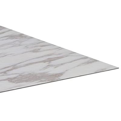 Vloerplanken 20 st zelfklevend 1,86 m PVC wit marmerpatroon - thumbnail
