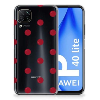 Huawei P40 Lite Siliconen Case Cherries Huawei P40 Lite Siliconen Case Cherries