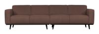 Statement 4-zits Bank 280 Cm Boucle Coffee - thumbnail