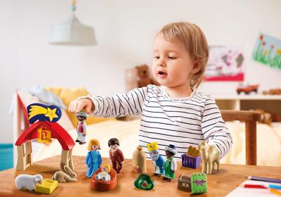 Playmobil - 123 Kerststal (70047) - Speelgoed (4008789700476)