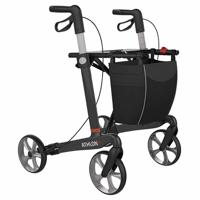 Rollator Athlon - Carbon rollator (5,5 kg) | Rehasense | Lichtgewicht | Zwart / Carbon kleur | CRBKL600 - thumbnail