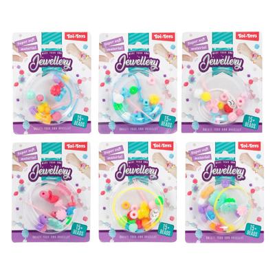 Toi-Toys Armband maken met zachte kralen 6ass