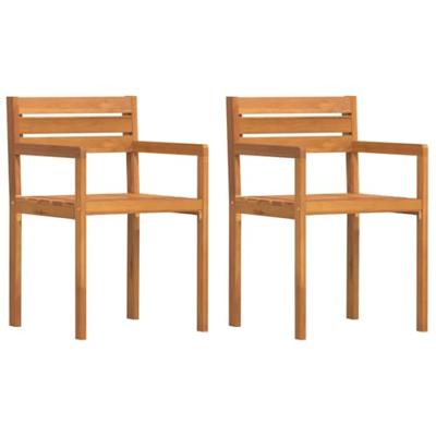 Tuinstoelen 2 st 50x53x80 cm massief acaciahout