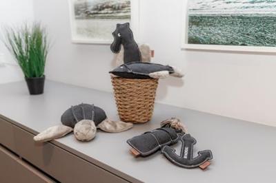 Knuffel voor honden Trixie Polyester Pluche Katoen Vis 35 cm - thumbnail