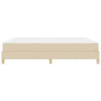 Boxspring bed Crème en bruin 180 x 200 cm - thumbnail