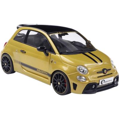 Solido Auto Fiat F595 ABARTH SOLID WORKS GEEL Kant-en-klaar model Personenauto (model)