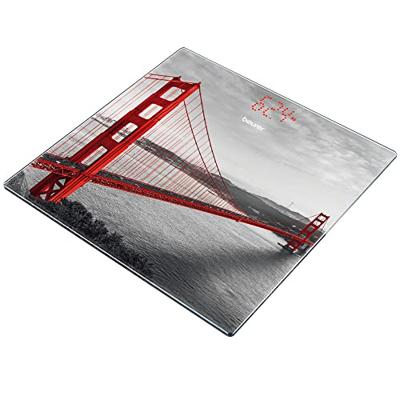 Beurer GS 215 San Francisco Personenweegschaal Digitaal Weegbereik (max.): 180 kg Glas, Meerkleurig Beurer GS 215 San Francisco Personenweegschaal Digitaal Weegbereik (max.): 180 kg Glas, Meerkleurig