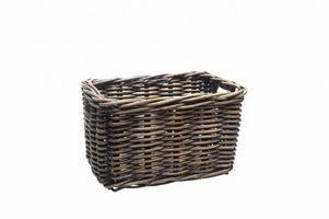 Newlooxs Fietsmand brisbane 23 liter 39 x 27 cm rotan bruin
