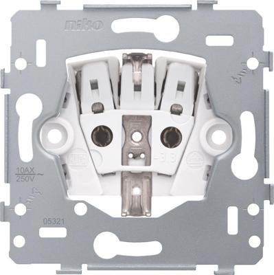 Niko stopcontact 1 voudig met randaarde exclusief afdekplaat