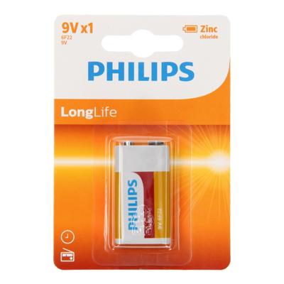Philips Philips Longlife 9V batterij 6F22 blister 1 - 3111025