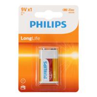 Philips Philips Longlife 9V batterij 6F22 blister 1 - 3111025 - thumbnail