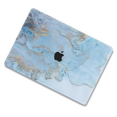 Lunso MacBook Air 13 inch M1 (2020) cover hoes - case - Marble Ariel