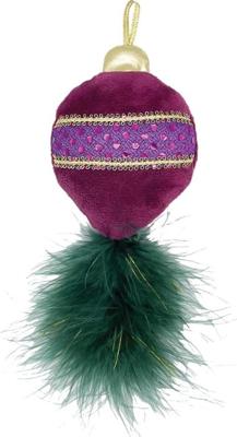 HAPPY PET GEMSTONE FOREST KERSTORNAMENT MET CATNIP