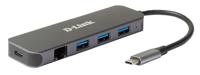 D-Link DUB-2334 USB-hub - thumbnail