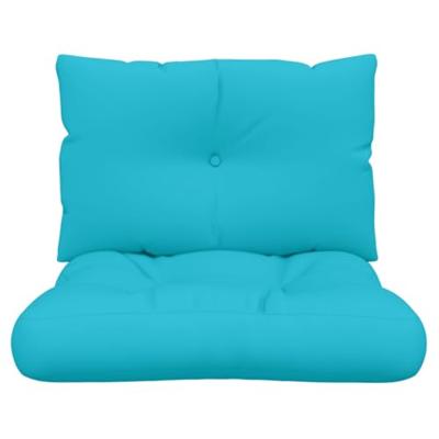 Palletkussens 2 st oxford stof turquoise - thumbnail
