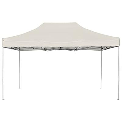 Partytent professioneel inklapbaar 4,5x3 m aluminium crme Partytent professioneel inklapbaar 4,5x3 m aluminium crme